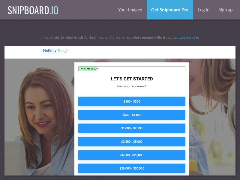 Finance - Holiday Dough US - SOI *PREFILL*