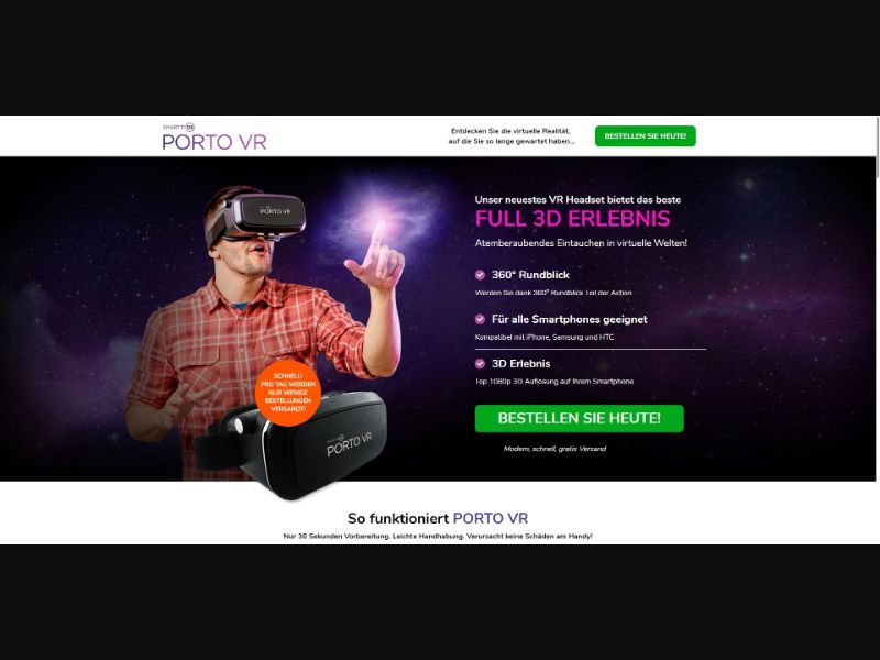 Porto VR - eComm / Gadgets - SS - [DE]