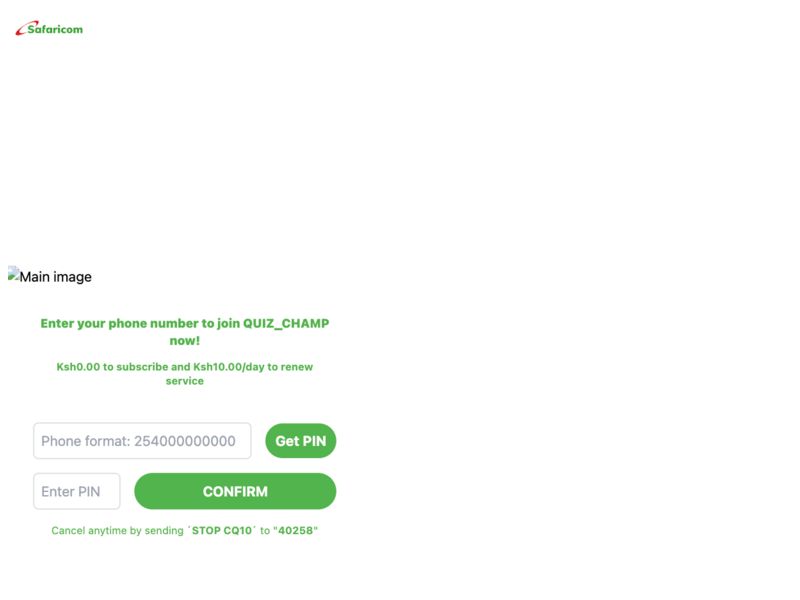 Quiz Champ Safaricom