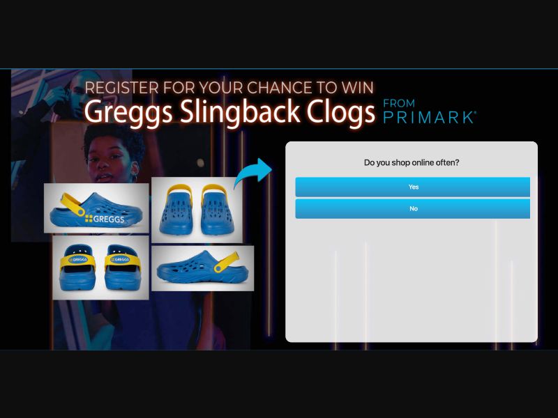 UK - Quiztionnaire - Greggs Clogs - (CPL)