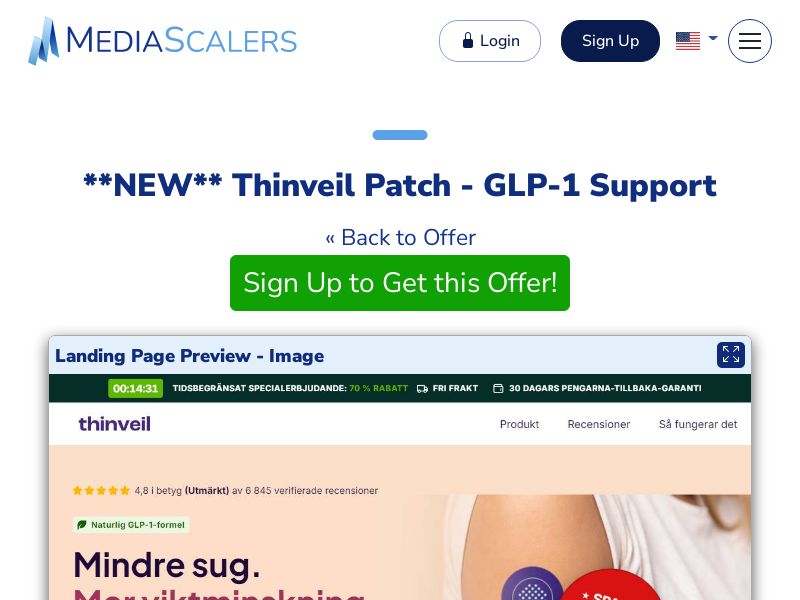 Thinveil Patch - GLP-1 Support {+DTC} [SE]