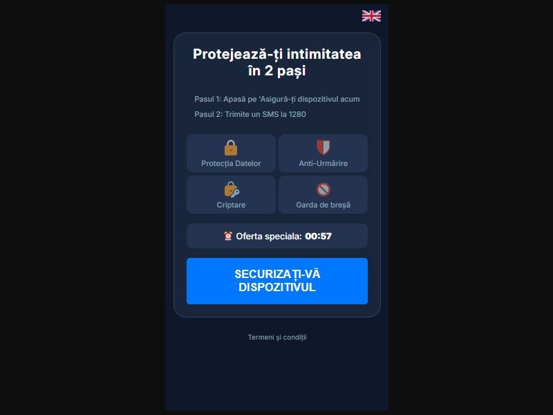 38289 - RO - [MOB] - ProtectDevice (non-billable) - SMS