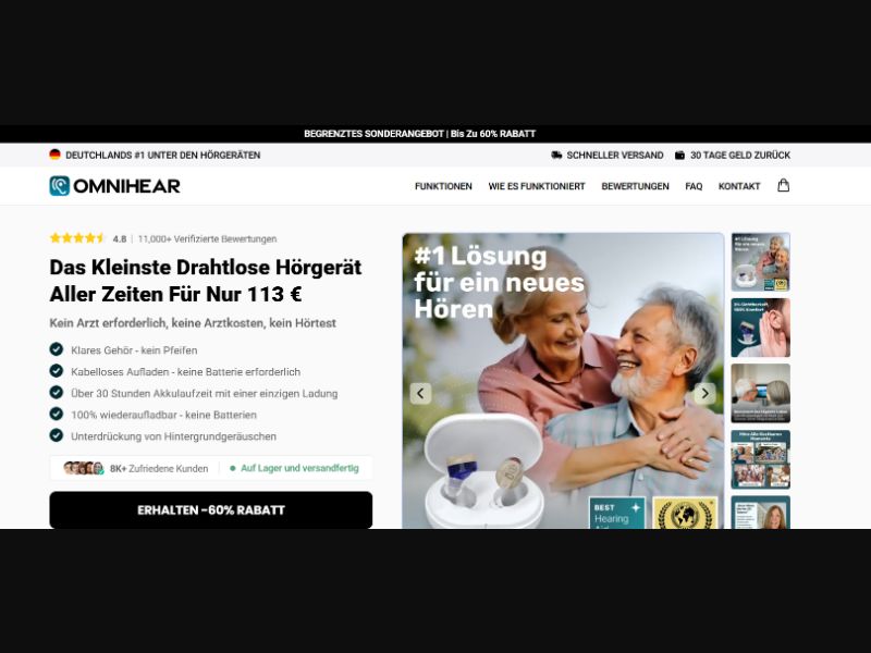 [WEB+MOB] Hearing aids - Omnihear - CTC $112.99 /DE CPS