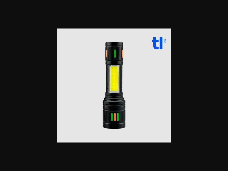 Tactical LED Flashlight - White Hat - CPA - COD - White Hat