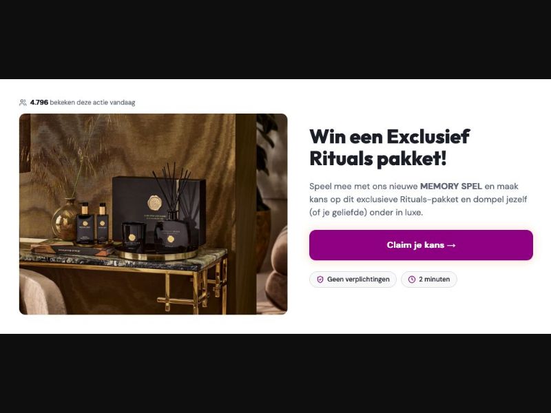 38207 - NL - [WEB+MOB] - Rituals Gift Card - CPL SOI