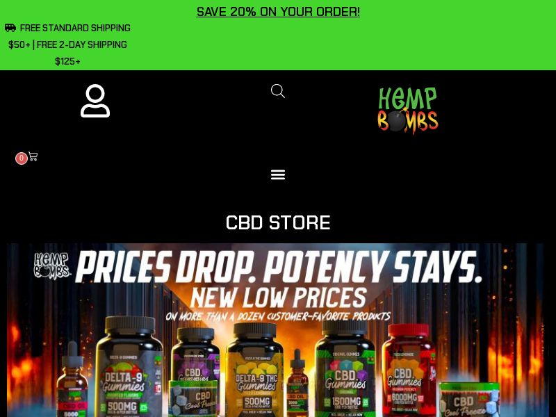 Hemp Bombs / Go To CBD Store - Multi-Geo