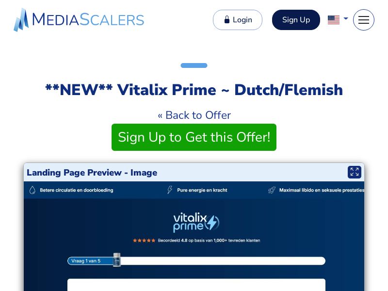 Vitalix Prime ~ Dutch/Flemish {+DTC} [NL, BE]