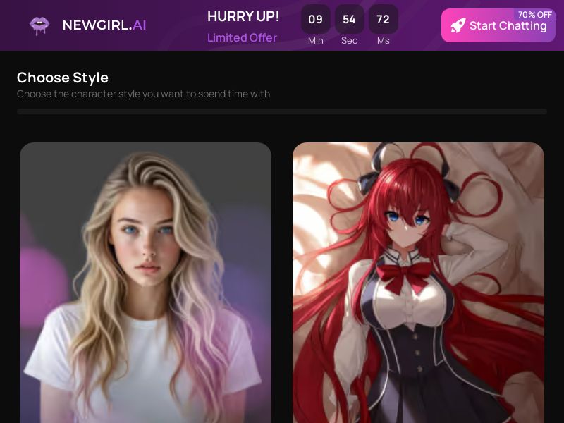 NewGirlAI - PPS - CPA - Desktop & Mobile - USA