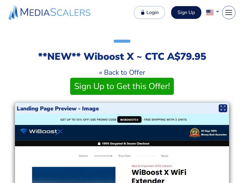 Wiboost X ~ CTC A$79.95 (Event Tracking) [AU]