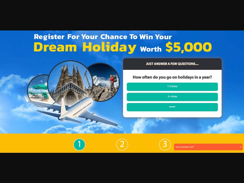 NZ - Quiztionnaire - Dream Holiday - (CPL)