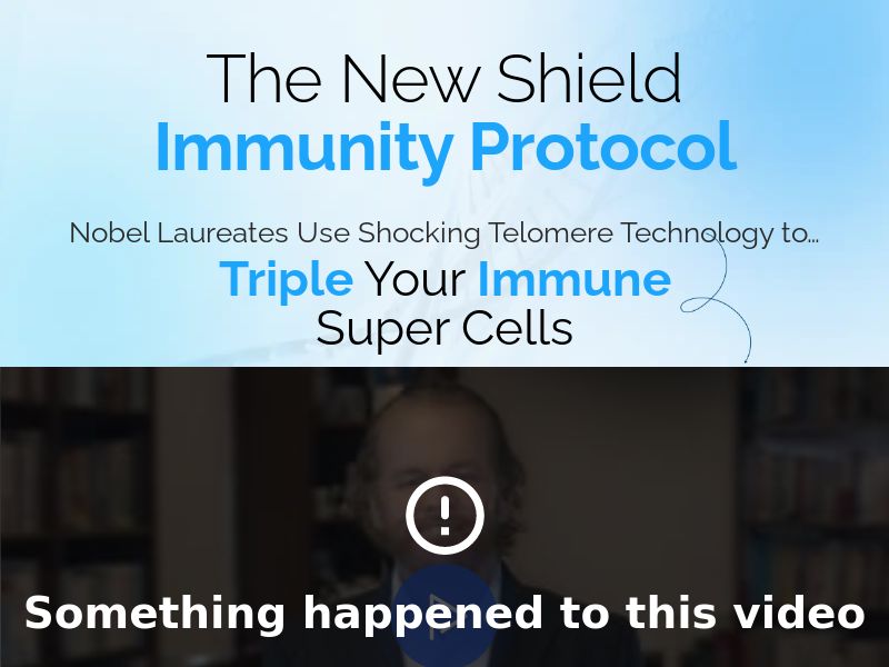 Shield Immune Support - "Immunity Protocol" (VSL) Delivers year-round "super health"