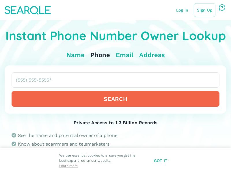 Searqle - Phone Number LookUp [US]