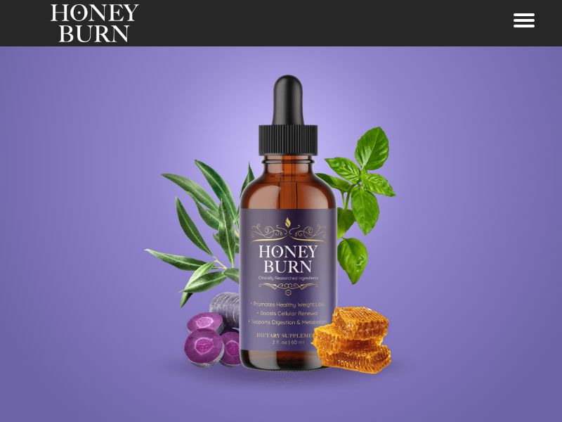 HoneyBurn - The First & Only Purple Weight Loss Honey | Int'l