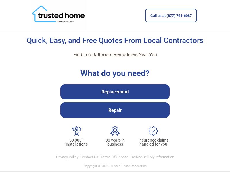 Trusted Home Renovations - Bathroom - Revshare | US