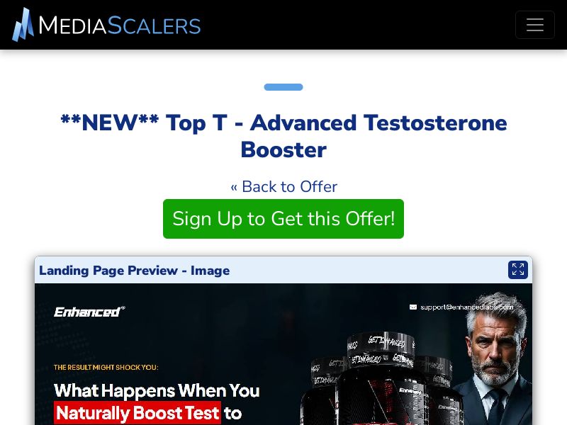 Top T - Advanced Testosterone Booster [US]