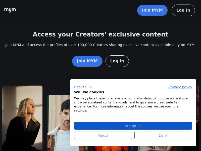 MYM.fans - All Models - Revshare
