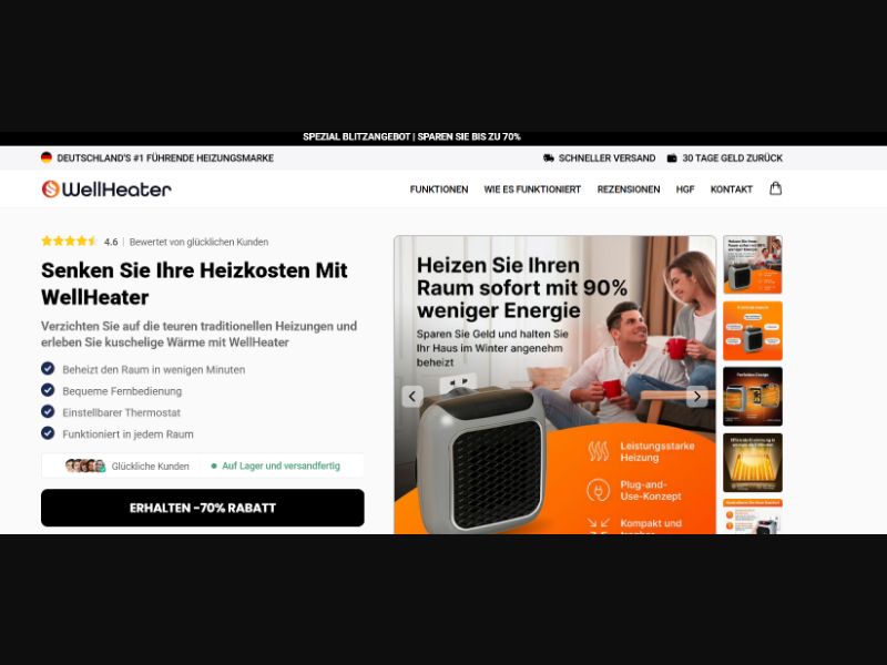 [WEB+MOB] Heater - WellHeater - CTC $49.99 /DE CPS