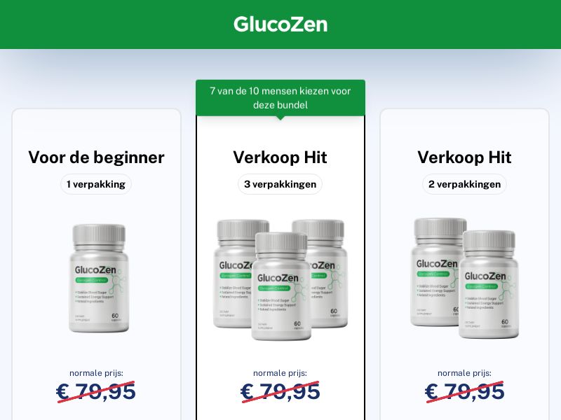 GlucoZen | NL | D2C | Exclusive