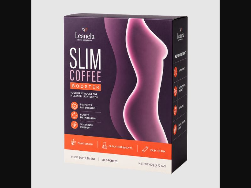(Exclusive) SS - Leanela slim coffee booster - Diet - DE/AT/CH/FR/BE/NL/SE/DK/FI/GB/ES/NO/IT/RO/PL/PT/BG/GR