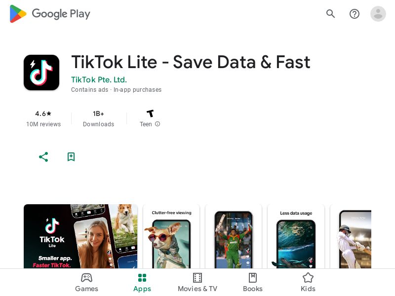 TikTok Lite - BR