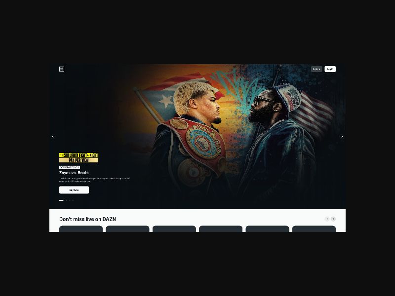 DAZN - Live Streaming Sports - RevShare (UK)