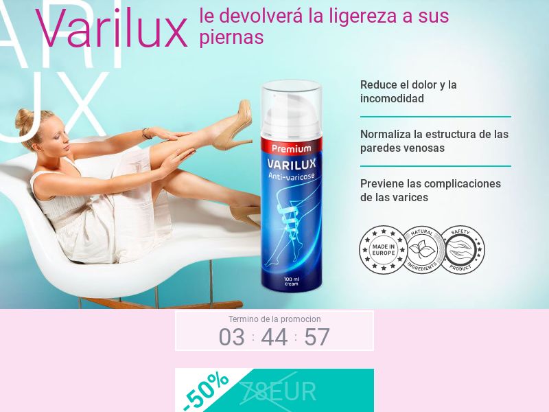 VARILUX ES - varicose vein cream