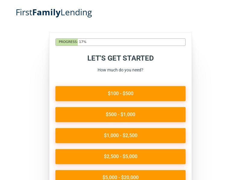 Personal Loans (loans up to $50,000) - CPA - US