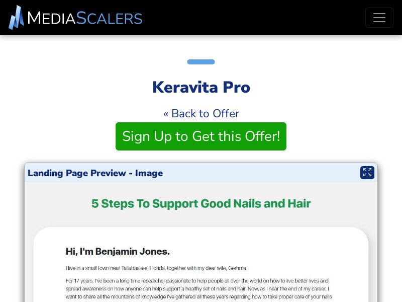 Keravita Pro {+TSL, VSL} [US, CA, AU, UK, NZ, IE]