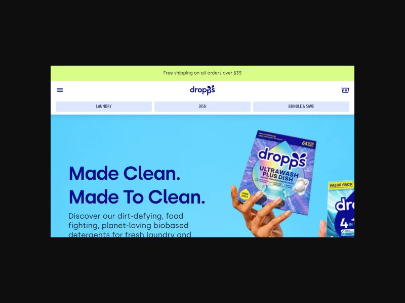 Dropps - Detergent Pods - CPS (US)