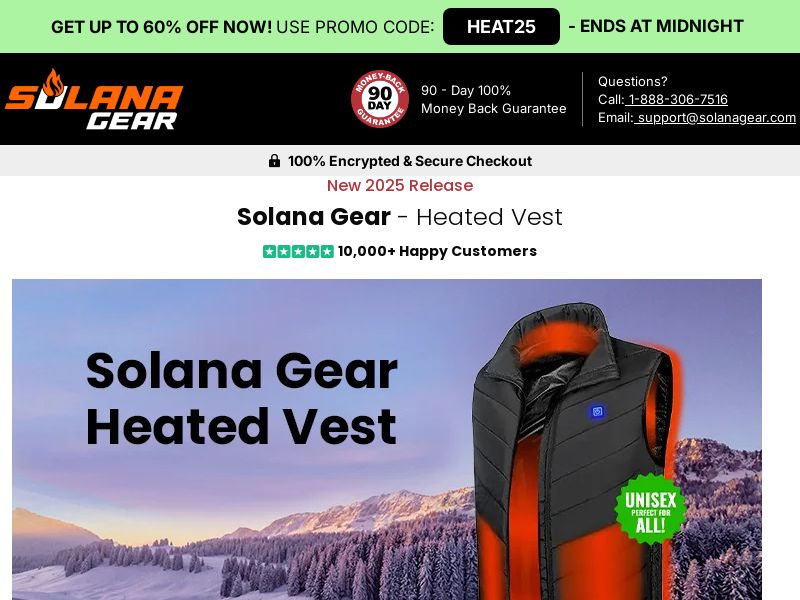Solana Gear Heated Vest SS - US/CA