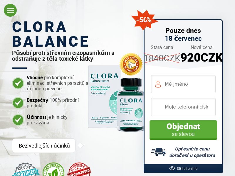 Clora Balance EU - ANTI-PARASITE PRODUCT