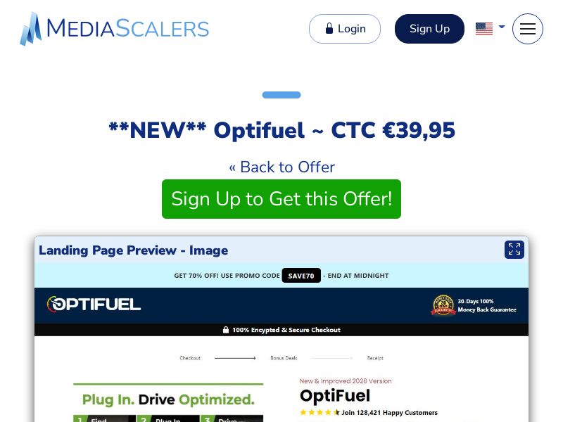 Optifuel ~ CTC €39,95 {+DTC, Alt-Landers} (Event Tracking) [IE]
