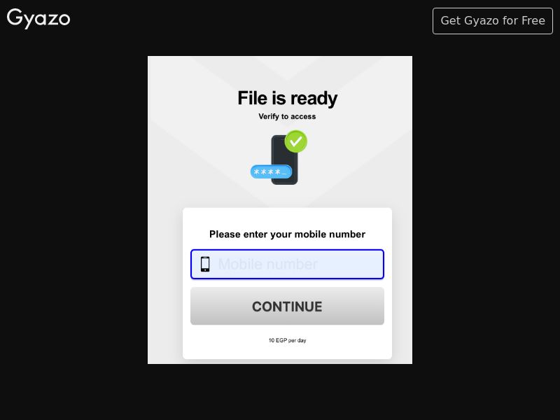 File is Ready (EG)