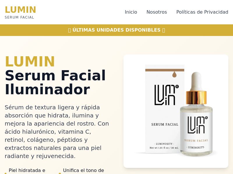 LUMIN CO - REJUVENATING SERUM HOLD