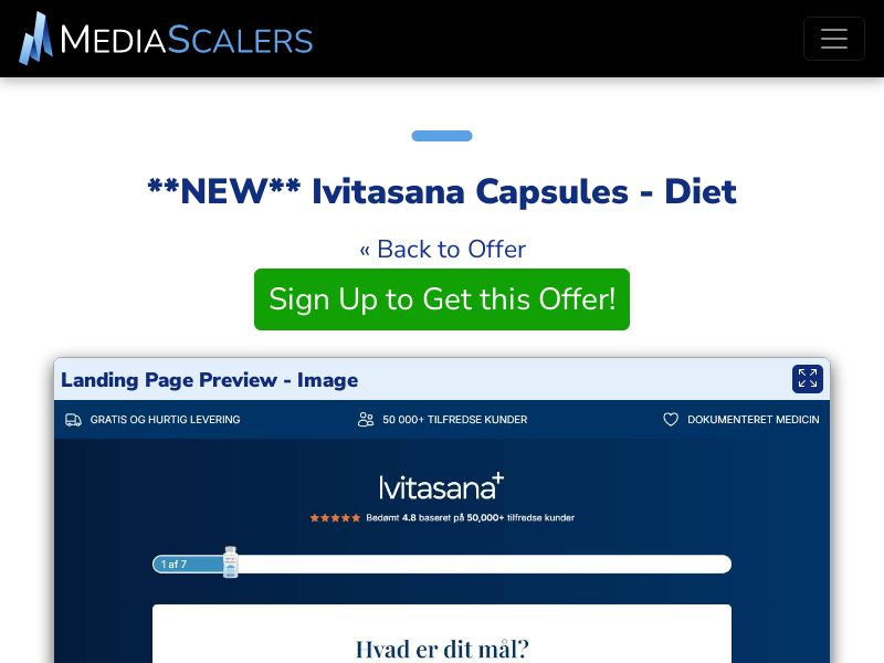 Ivitasana Capsules - Diet [DK]