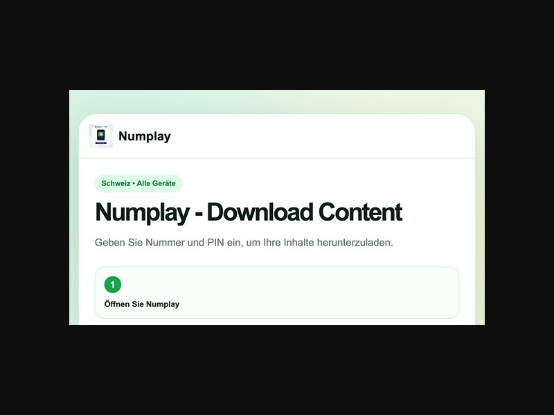 Numplay - Mobile Pin Submit - CPL (CH)
