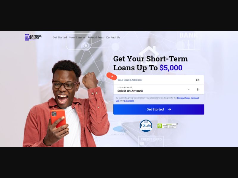 [WEB+MOB] Express Funds Online (up to $5,000) /US RevShare [Approval Required] ★Top