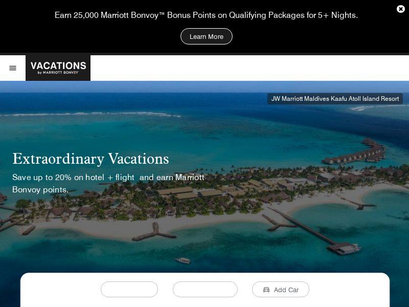 [WEB+MOB] Vacations by Marriott Bonvoy /US/CA/FR/SA/IN Revshare - 1.60% [Approval Required]
