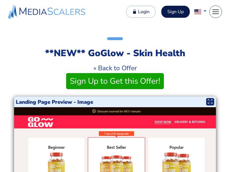GoGlow - Skin Health {+DTC} (Event Tracking) [DE, FR, AT, CH, IT, SE, DK, +7 More]
