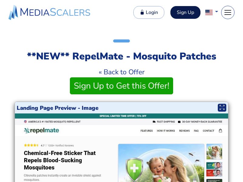 RepelMate - Mosquito Patches (Event Tracking) [US, DE, CA, AU, UK, FR, IL, +229 More]