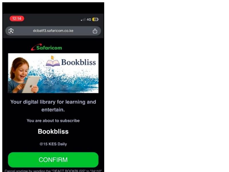 Bookbliss Safaricom