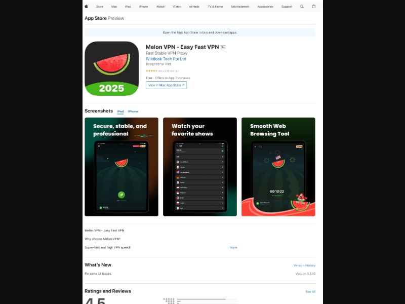Melon VPN direct (US)
