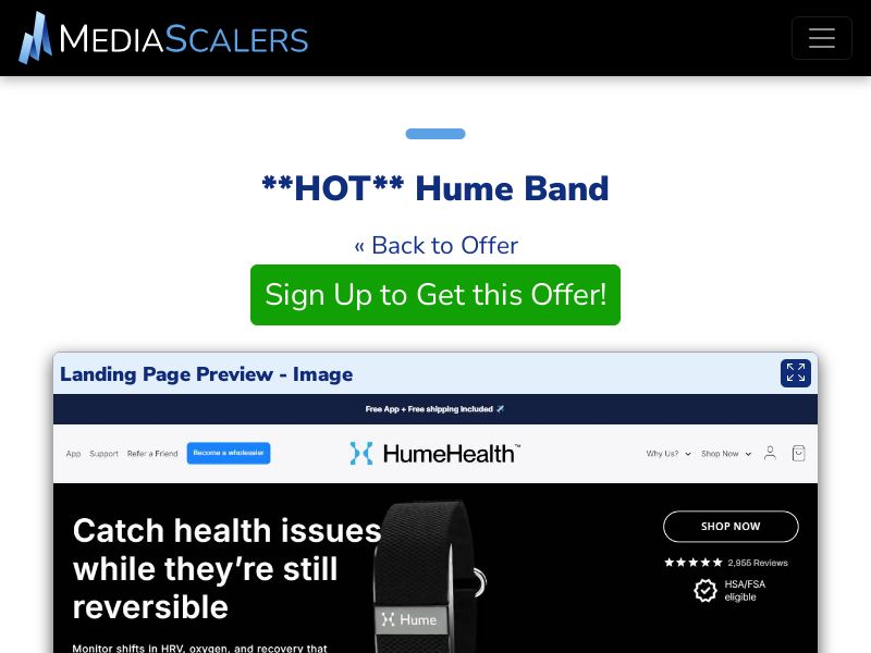 Hume Band [US, DE, CA, AU, UK, FR, IL, +18 More]