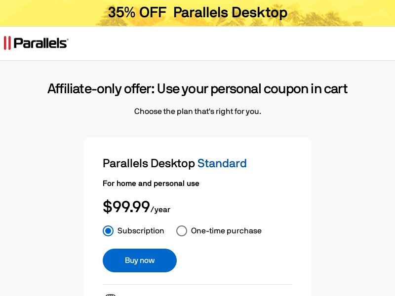 Parallels | Mac & Windows Virtualization CN DE IN UK US
