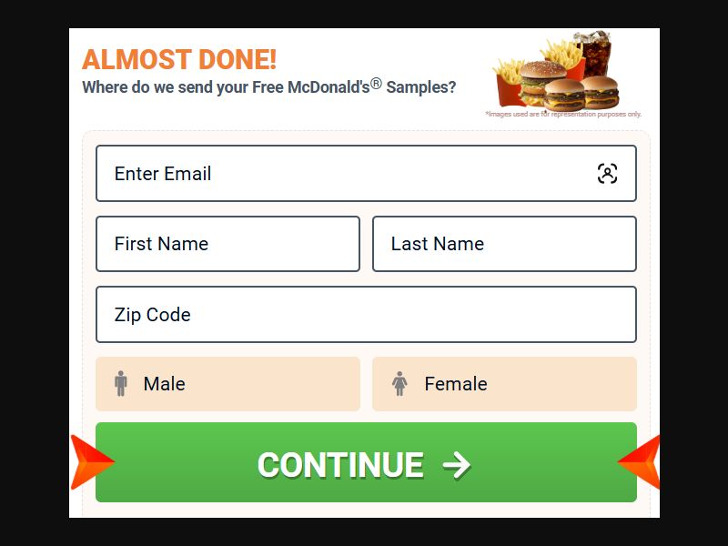 Trendndaily - McDonalds - US - (SMS Only)