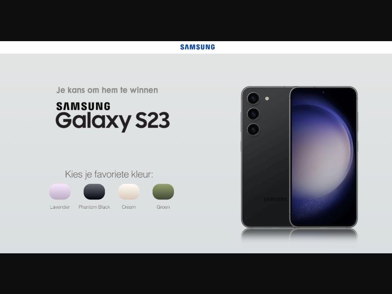 BE - Quiztionnaire - Samsung Galaxy S23 - (CPL)