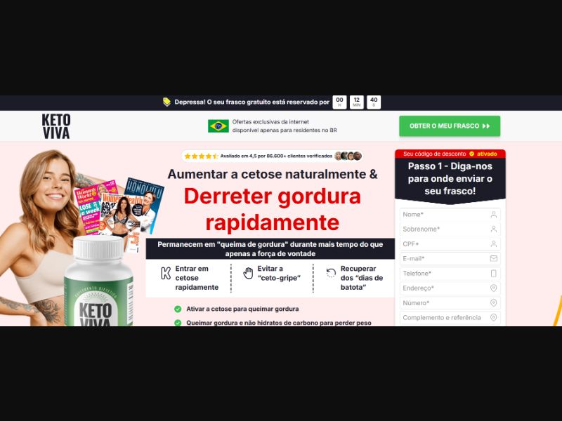 [WEB+MOB] Keto Viva /BR [CPS] *FB Pixel* [Approval Required]