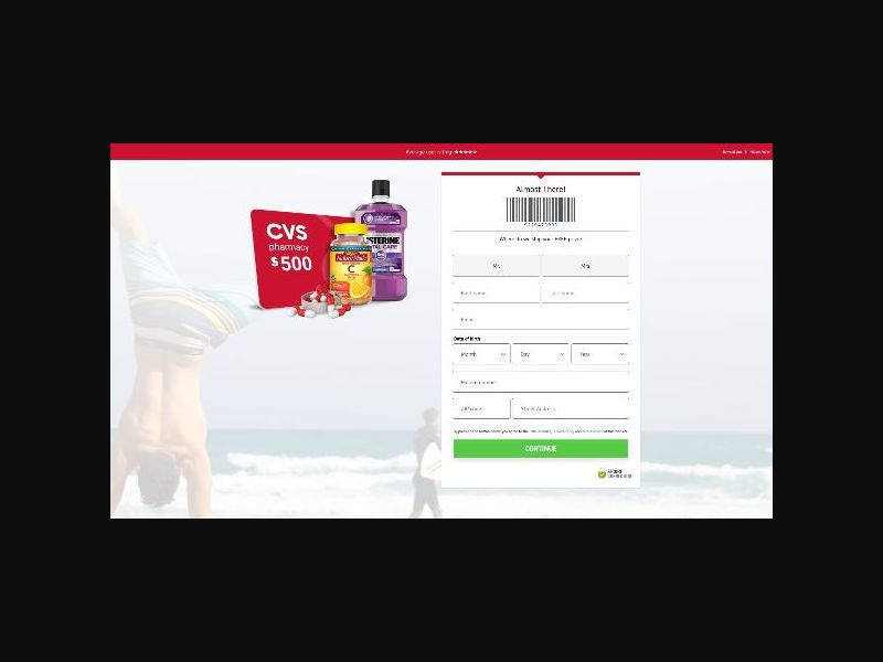 CONSUMERSCONNECT - $500 CVS Card - SOI (US)