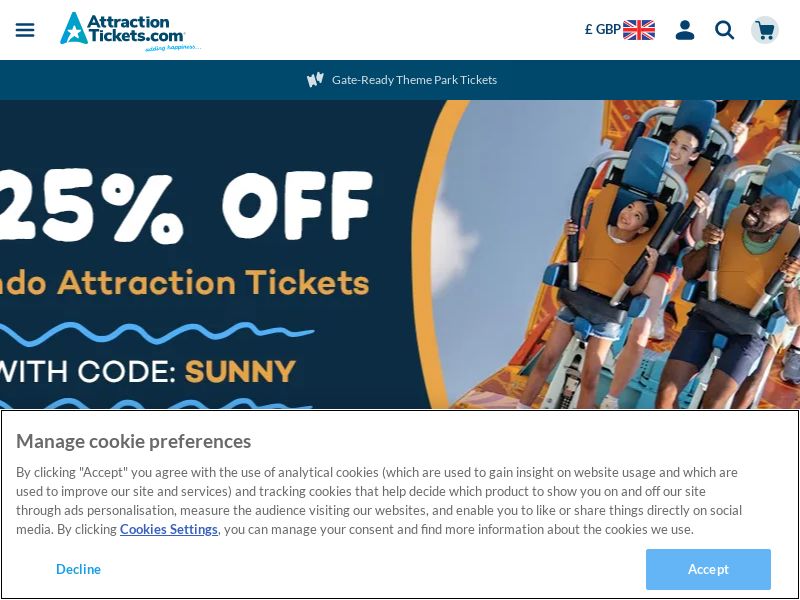 Attractiontickets.com Travel CPS - Multiple Geos