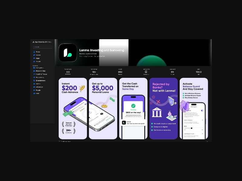 Lenme - P2P Lending App - CPA (US) {Mobile Only}